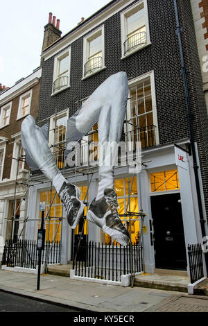 GIANTS exhibition by internationally renowned artist JR at Lazinc gallery in 2018, London, UK Stock Photo