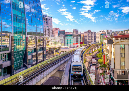 The Wenshan and Neihu Lines of Taipei Rapid Transit System Stock Photo