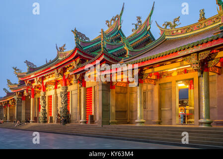 Hsing Tian Kong in taipei at night Stock Photo