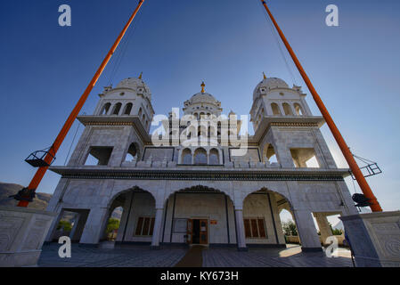 Sikh Gurundwara Temple in Pushkar, Rajasthan, India Stock Photo