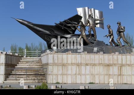 Monument in war museum in Hamedan, Iran Stock Photo