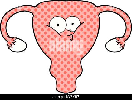 cartoon uterus Stock Vector Image & Art - Alamy