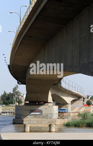 New cement bridge in Ahvaz, Iran Stock Photo