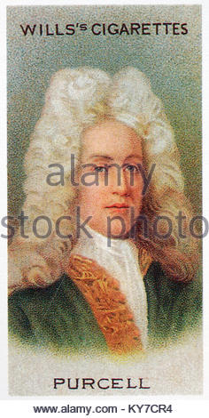 Henry Purcell was an English composer 1659 – 1695 Stock Photo