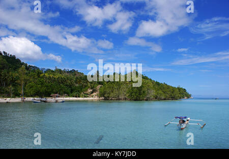 Labuana Beach, Donggala, Central Sulawesi, Indonesia Stock Photo