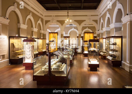 COLOMBO, SRI LANKA - FEBRUARY 27, 2017: Exhibits inside the National Museum of Colombo, Sri Lanka. Sri Lanka National Museum is the largest museum in  Stock Photo