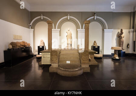 COLOMBO, SRI LANKA - FEBRUARY 27, 2017: Buddha statues inside the National Museum of Colombo, Sri Lanka. Sri Lanka National Museum is the largest muse Stock Photo