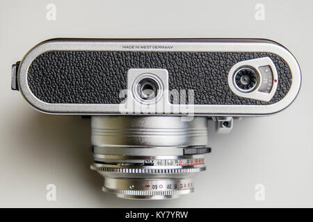 Vintage 35mm Film Camera Made In West Germany Stock Photo