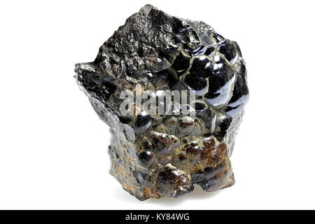 hematite from Morocco isolated on white background Stock Photo