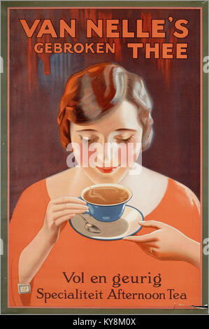 Van Nelle''s gebroken thee vol en geurig specialiteit Afternoon Tea Stock Photo