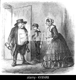 Therese Defarge Illustration by John McLenan showing a scene from Charles Dickens' 'A ...