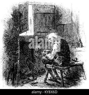 Therese Defarge Illustration by John McLenan showing a scene from Charles Dickens' 'A ...