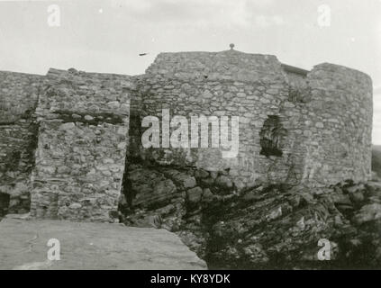 A photograph of Steinvikholm Castle in Nord-Trøndelag, Norway, showing ...