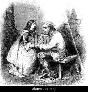 Therese Defarge Illustration by John McLenan showing a scene from Charles Dickens' 'A ...