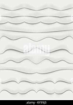 Set Of 10 Dividers. Vector Illustration Stock Vector