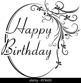 Happy Birthday design. Stock Vector