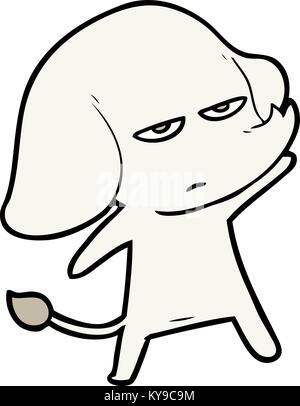 annoyed cartoon elephant Stock Vector Image & Art - Alamy