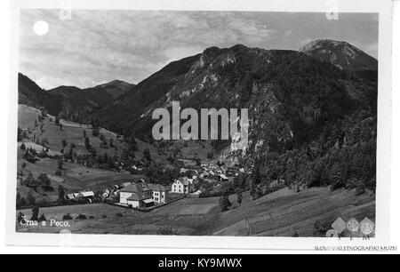 Postcard of Črna na Koroškem (7) Stock Photo