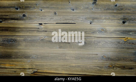 close up of wall made of wooden planks Stock Photo
