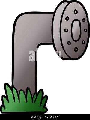 freehand drawn cartoon pipe Stock Vector Image & Art - Alamy