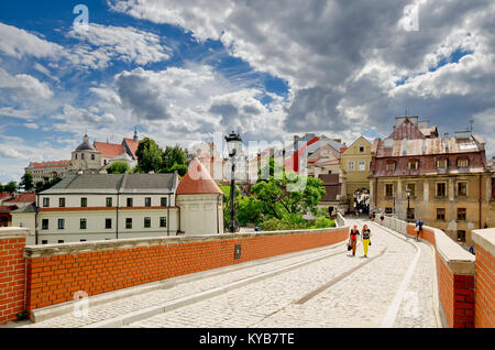 Old town district in Lublin, Poland, Europe Stock Photo