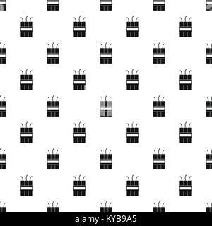Dynamite explosives pattern vector Stock Vector