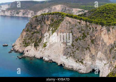Keri cliffs in Zakynthos (Zante) island in Greece Stock Photo