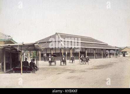 Nagasaki Station (presently Urakami Station) (cropped) Stock Photo