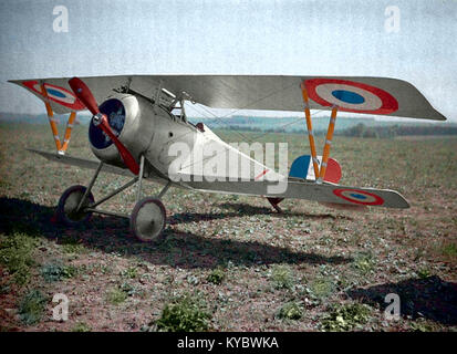 Nieuport 23 C.1 (colour) Stock Photo