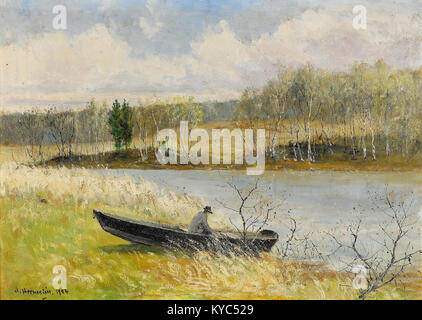 Olof Hermelin’s 'Skördetid' (Harvest Time) from 1904 is a Swedish ...