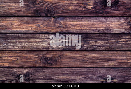 Dark wooden texture, old scratched wood Stock Photo