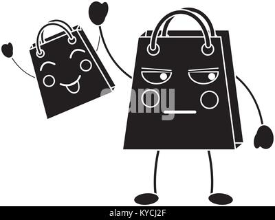 shopping bag emoji icon image  Stock Vector