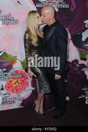 January 13, 2018 - Pasadena, CA, U.S. - 13 January 2018 - Pasadena, California - Brooke Burns. Hallmark Channel and Hallmark Movies & Mysteries Winter 2018 TCA Event held at Tournament House. Photo Credit: Birdie Thompson/AdMedia (Credit Image: © Birdie Thompson/AdMedia via ZUMA Wire) Stock Photo