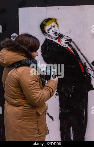 Donald Trump grafitti on a wall in Dublin, Ireland Stock Photo - Alamy