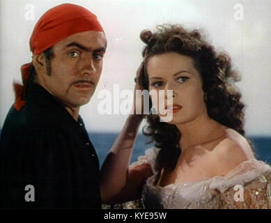 TYRONE POWER, MAUREEN O'HARA, THE BLACK SWAN, 1942 Stock Photo - Alamy