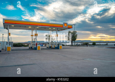 Shell petrol station in Australia Stock Photo