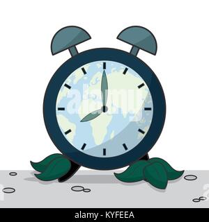 Earth Hour design Stock Vector