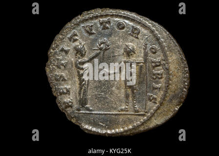 Roman coin of Aurelian Stock Photo