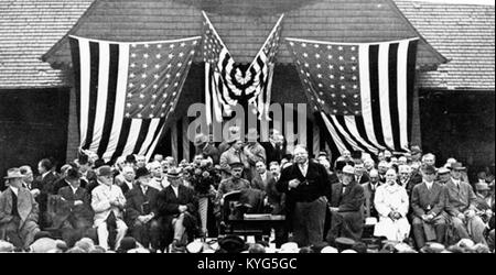 A historic photograph showing President William Howard Taft with the ...