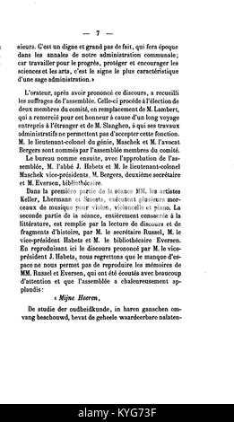 Publications de la société d'archéologie dans le duché de Limbourg vol 001 p 007 Stock Photo