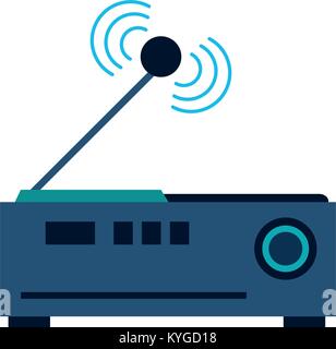 Wifi router antenna Stock Vector