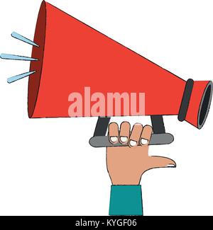 Movie directors bullhorn Stock Vector