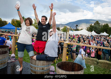 Canadian Comdeian Rick Mercher In The Grape Stomp Celebrating At The   Canadian Comdeian Rick Mercher In The Grape Stomp Celebrating At The Kygrpg 