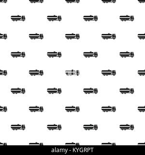 Fuel tanker truck pattern vector Stock Vector