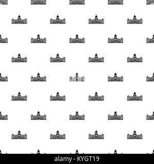 Palace of Congress , Argentina pattern vector Stock Vector