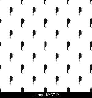 Map of Argentina pattern vector Stock Vector