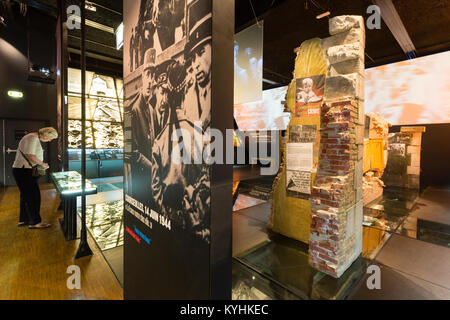 France, Haute-Marne (52), Colombey-les-Deux-Églises, Mémorial Charles-de-Gaulle, salle d'exposition // France, Haute-Marne, Colombey-les-Deux-Eglises, Stock Photo