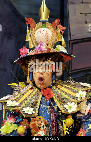 Steve Pemberton as Widow Twankey in the pantomine production of The League of Gentlement 'Are Behind You' - press photocall at the Apollo Hammersmith in London UK - 01 Dec 2005.  Photo credit: George Chin/IconicPix Stock Photo