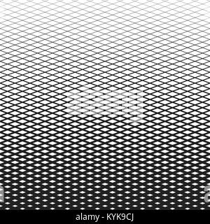 overlapping lines with different thickness that makes a grid. halftone effect. vector background Stock Vector