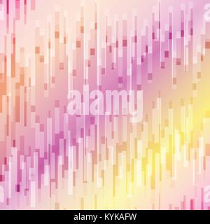 Abstract geometric vertical lines overlay on colorful background and texture. Vector illustration Stock Vector